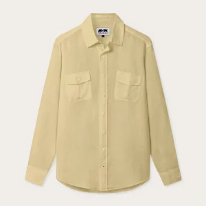 Men's Khaki Andros Hemp Shirt